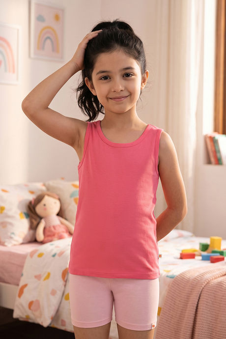 Zivame Girls Solid Tank Tops (Pack of 2) - Multicolor — image 2